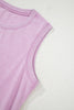 Phalaenopsis Mineral Wash Pocket Tank Mini Dress