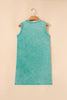 Phalaenopsis Mineral Wash Pocket Tank Mini Dress