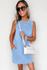 Phalaenopsis Mineral Wash Pocket Tank Mini Dress
