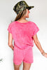 Orchid Bouquet Mineral Wash Cotton Short Set