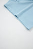 Sea Green Solid Color Loose Tee Drawstring Shorts 2pcs Outfit
