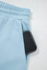 Sea Green Solid Color Loose Tee Drawstring Shorts 2pcs Outfit