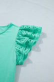 Blouse korte mouwen
