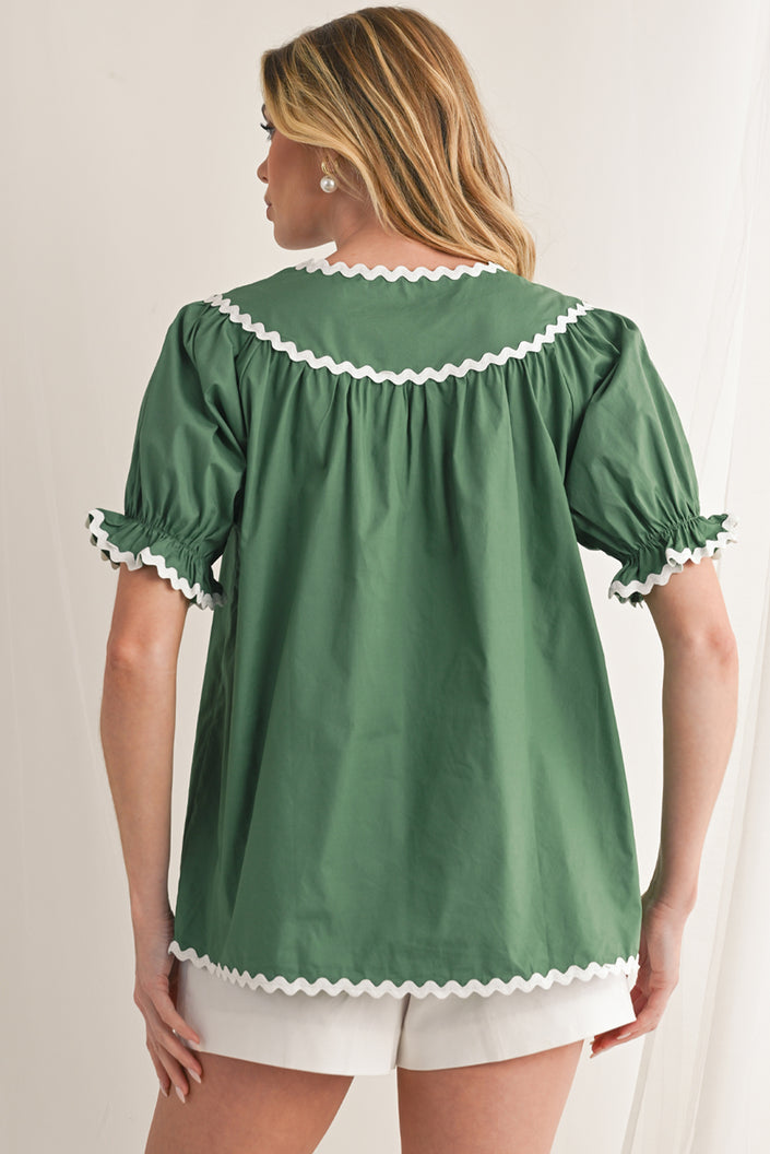 Blouse Short-Sleeves