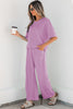 Mint Green Drop Shoulder Boxy Tee and Barrel Pants Set
