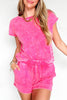 Orchid Bouquet Mineral Wash Cotton Short Set