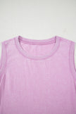 Phalaenopsis Mineral Wash Pocket Tank Mini Dress