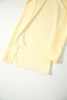 Yellow Cream Eyelet Embroidered Lace Patchwork Cropped Pullover Drawstring Pants Set