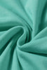 Mint Green Raw Edge Patch Pocket Oversized Top and Shorts Set