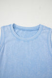 Phalaenopsis Mineral Wash Pocket Tank Mini Dress