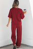 Mint Green Drop Shoulder Boxy Tee and Barrel Pants Set
