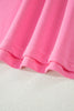 Sky Blue Solid Cover Oversize Tee Pocketed Casual Pants 2pcs Outfit