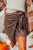 Faux Leather Mini Skirt