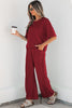 Mint Green Drop Shoulder Boxy Tee and Barrel Pants Set