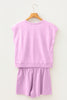 Orchid Bouquet Mineral Wash Cotton Short Set