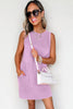 Phalaenopsis Mineral Wash Pocket Tank Mini Dress