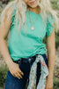 Blouse korte mouwen