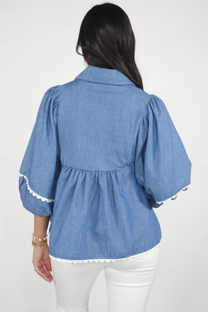 Blouse Short-Sleeves