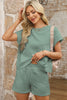 Red Dahlia Textured Short Sleeve Top and Shorts Set