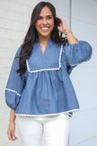 Blouse Short-Sleeves