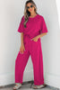 Mint Green Drop Shoulder Boxy Tee and Barrel Pants Set