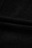 Black Corduroy Exposed Seam Sleeveless Mini Dress
