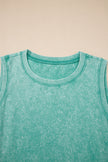 Phalaenopsis Mineral Wash Pocket Tank Mini Dress