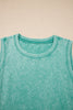Phalaenopsis Mineral Wash Pocket Tank Mini Dress