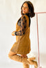 Black Corduroy Exposed Seam Sleeveless Mini Dress
