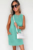 Phalaenopsis Mineral Wash Pocket Tank Mini Dress