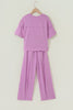 Mint Green Drop Shoulder Boxy Tee and Barrel Pants Set