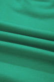 Sea Green Solid Color Loose Tee Drawstring Shorts 2pcs Outfit