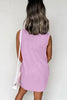 Phalaenopsis Mineral Wash Pocket Tank Mini Dress