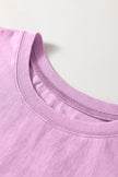 Orchid Bouquet Mineral Wash Cotton Short Set