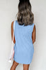 Phalaenopsis Mineral Wash Pocket Tank Mini Dress